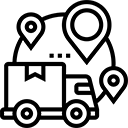 Project logistics and technical procurement icon